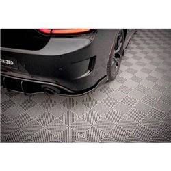 Maxton - Lames De Pare-Chocs Arrière Latérales Dodge Charger SRT Mk7 Facelift Noir Brillant