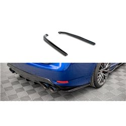 Maxton - Lames De Pare-Chocs Arrière Latérales Lexus GS F Mk4 Facelift Noir Brillant