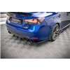 Maxton - Lames De Pare-Chocs Arrière Latérales Lexus GS F Mk4 Facelift Noir Brillant