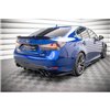 Maxton - Lames De Pare-Chocs Arrière Latérales Lexus GS F Mk4 Facelift Noir Brillant