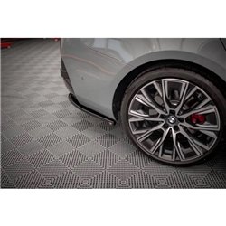 Maxton - Lames De Pare-Chocs Arrière Latérales V.1 BMW 4 Gran Coupe M-Pack G26 Noir Brillant