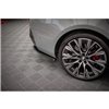 Maxton - Lames De Pare-Chocs Arrière Latérales V.1 BMW 4 Gran Coupe M-Pack G26 Noir Brillant