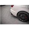 Maxton - Lames De Pare-Chocs Arrière Latérales Audi A4 B9 Facelift Noir Brillant