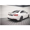 Maxton - Lames De Pare-Chocs Arrière Latérales Audi A4 B9 Facelift Noir Brillant