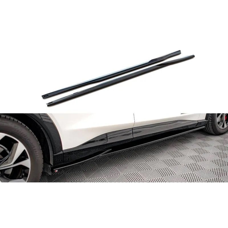 Maxton - Rajouts Des Bas De Caisse Ford Mustang Mach-E Mk1 Noir Brillant