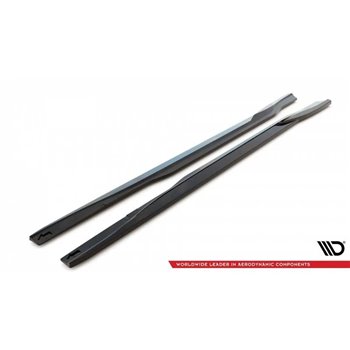 Maxton - Rajouts Des Bas De Caisse Ford Mustang Mach-E Mk1 Noir Brillant