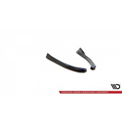 Maxton - Lames De Pare-Chocs Arrière Latérales V.2 BMW 4 Gran Coupe M-Pack G26 Noir Brillant