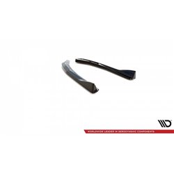 Maxton - Lames De Pare-Chocs Arrière Latérales V.2 BMW 4 Gran Coupe M-Pack G26 Noir Brillant