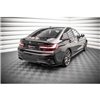 Maxton - Lames De Pare-Chocs Arrière Latérales V.4 BMW M340i G20 / G21 Noir Brillant