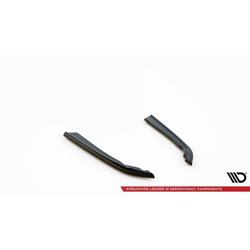 Maxton - Lames De Pare-Chocs Arrière Latérales V.4 BMW M340i G20 / G21 Noir Brillant