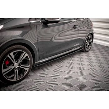 Maxton - Rajouts Des Bas De Caisse Peugeot 208 GTi Mk1 Noir Brillant