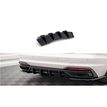 Maxton - Diffuseur Arrière Complet Audi A4 B9 Facelift Noir Brillant