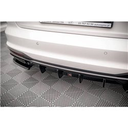 Maxton - Diffuseur Arrière Complet Audi A4 B9 Facelift Noir Brillant