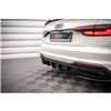 Maxton - Diffuseur Arrière Complet Audi A4 B9 Facelift Noir Brillant