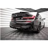 Maxton - Lames De Pare-Chocs Arrière Latérales V.3 BMW M340i / M-Pack G20 / G21 Noir Brillant