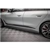 Maxton - Rajouts Des Bas De Caisse V.1 BMW 4 Gran Coupe M-Pack / M440i G26 Noir Brillant