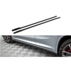 Maxton - Rajouts Des Bas De Caisse BMW X4 M-Pack G02 Facelift Noir Brillant