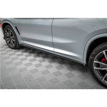 Maxton - Rajouts Des Bas De Caisse BMW X4 M-Pack G02 Facelift Noir Brillant