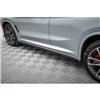 Maxton - Rajouts Des Bas De Caisse BMW X4 M-Pack G02 Facelift Noir Brillant