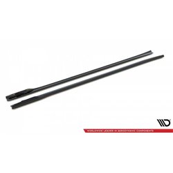 Maxton - Rajouts Des Bas De Caisse BMW X4 M-Pack G02 Facelift Noir Brillant