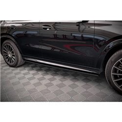 Maxton - Rajouts Des Bas De Caisse Mercedes-AMG / AMG-Line GLE Coupe C167 / C167 Facelift Noir Brillant