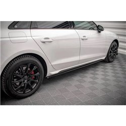 Maxton - Rajouts Des Bas De Caisse Audi A4 B9 Facelift Noir Brillant