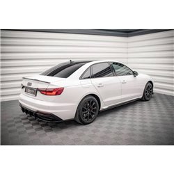 Maxton - Rajouts Des Bas De Caisse Audi A4 B9 Facelift Noir Brillant
