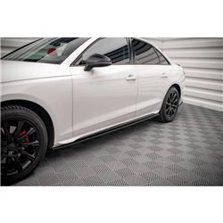 Maxton - Rajouts Des Bas De Caisse Audi A4 B9 Facelift Noir Brillant