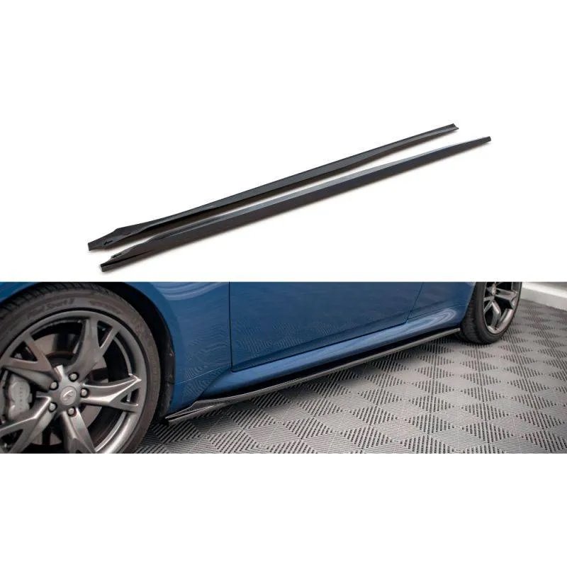 Maxton - Rajouts Des Bas De Caisse Infiniti G37 Coupe Noir Brillant