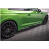 Maxton - Rajouts Des Bas De Caisse Audi RS5 Coupe F5 Facelift Noir Brillant