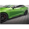 Maxton - Rajouts Des Bas De Caisse Audi RS5 Coupe F5 Facelift Noir Brillant