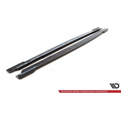 Maxton - Rajouts Des Bas De Caisse Audi RS5 Coupe F5 Facelift Noir Brillant