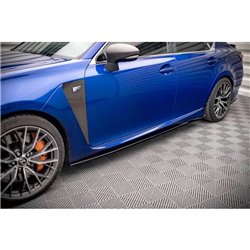 Maxton - Rajouts Des Bas De Caisse Lexus GS F Mk4 Facelift Noir Brillant