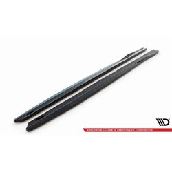 Maxton - Rajouts Des Bas De Caisse Lexus GS F Mk4 Facelift Noir Brillant