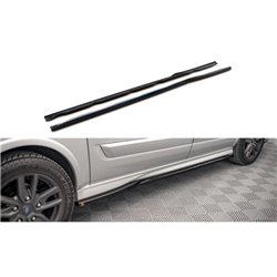 Maxton - Rajouts Des Bas De Caisse Ford Transit Custom ST-Line Mk1 Facelift Noir Brillant
