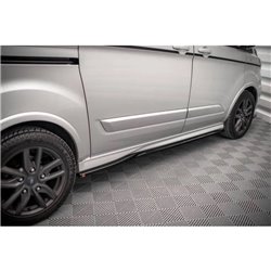Maxton - Rajouts Des Bas De Caisse Ford Transit Custom ST-Line Mk1 Facelift Noir Brillant