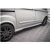 Maxton - Rajouts Des Bas De Caisse Ford Transit Custom ST-Line Mk1 Facelift Noir Brillant
