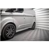 Maxton - Rajouts Des Bas De Caisse Ford Transit Custom ST-Line Mk1 Facelift Noir Brillant