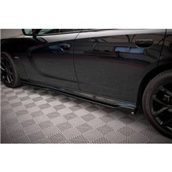 Maxton - Rajouts Des Bas De Caisse Dodge Charger SRT Mk7 Facelift Noir Brillant