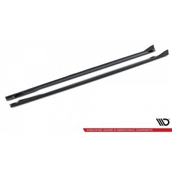 Maxton - Rajouts Des Bas De Caisse V.2 BMW 4 Gran Coupe M-Pack / M440i G26 Noir Brillant