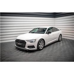 Maxton - Rajouts Des Bas De Caisse Audi A6 C8 Noir Brillant