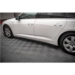 Maxton - Rajouts Des Bas De Caisse Audi A6 C8 Noir Brillant