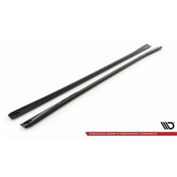 Maxton - Rajouts Des Bas De Caisse Audi A6 C8 Noir Brillant