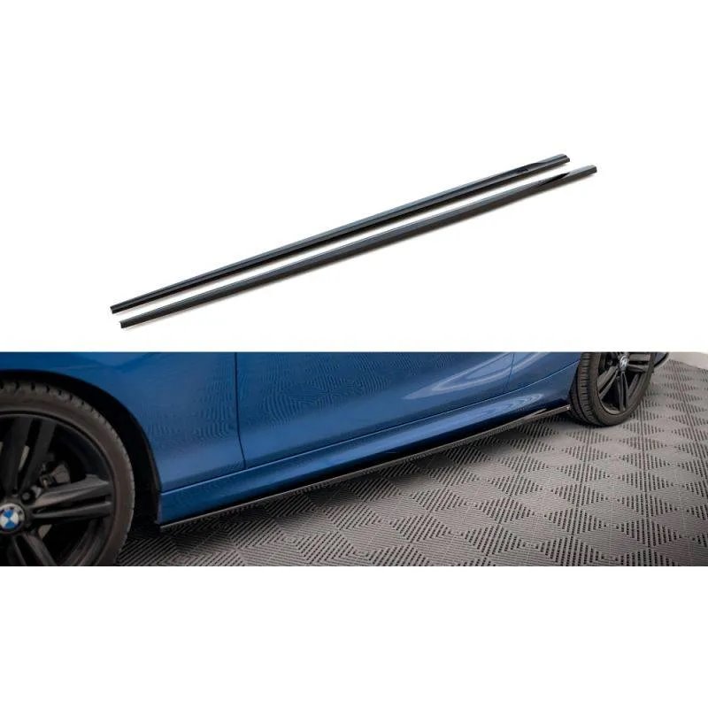 Maxton - Rajouts Des Bas De Caisse BMW 2 M-Pack F22 Noir Brillant