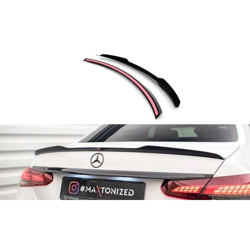 Maxton - Spoiler Cap Mercedes-Benz E Sedan AMG-Line W213 Facelift Noir Brillant