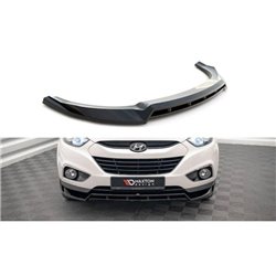 Maxton - Lame Du Pare-Chocs Avant Hyundai ix35 Mk1 Noir Brillant