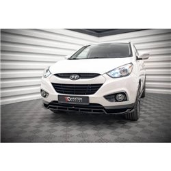 Maxton - Lame Du Pare-Chocs Avant Hyundai ix35 Mk1 Noir Brillant