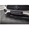 Maxton - Lame Du Pare-Chocs Avant V.1 Mercedes-Benz E AMG-Line W213 Facelift Noir Brillant