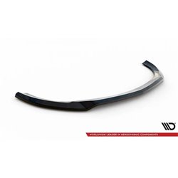 Maxton - Lame Du Pare-Chocs Avant V.1 Mercedes-Benz E AMG-Line W213 Facelift Noir Brillant