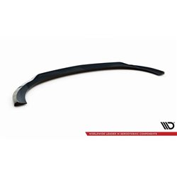 Maxton - Lame Du Pare-Chocs Avant V.1 Mercedes-Benz E AMG-Line W213 Facelift Noir Brillant